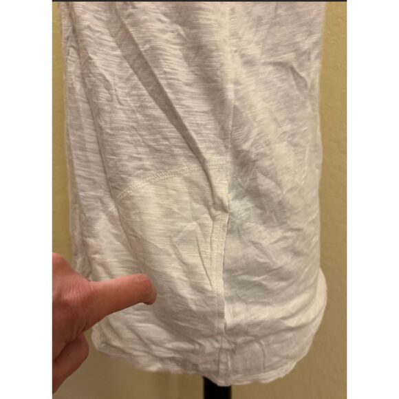 Chico's White The Ultimate Tee with Front Hip Pockets - Sz 2 (Large/12) - Picture 6 of 10